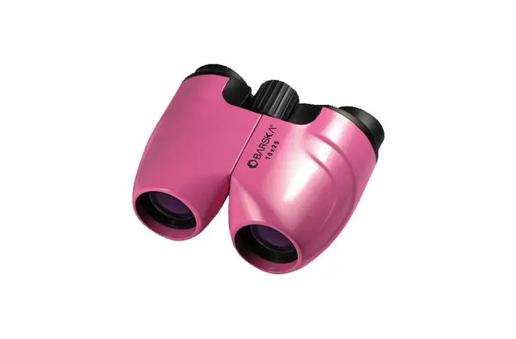 Barska 10X25 Pink Porro Binoculars, Blue Lens,CP CO11371